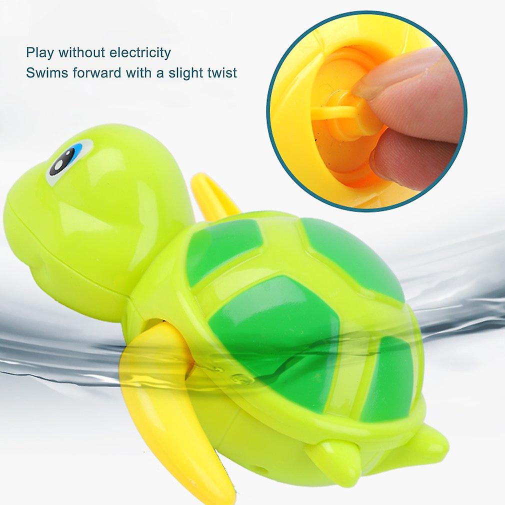 3pcs Kids Bath Toys Water Toy Children's Bath Swimming Bath Pool Toy Clock Movement Turtle Swimming Pool Toy For Toddlers