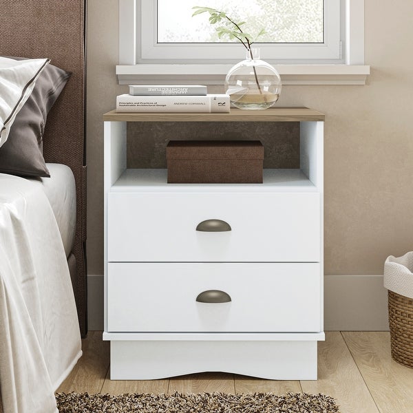 New.Providence Nightstand - 2 Drawer / 1 Niche - - 35171215