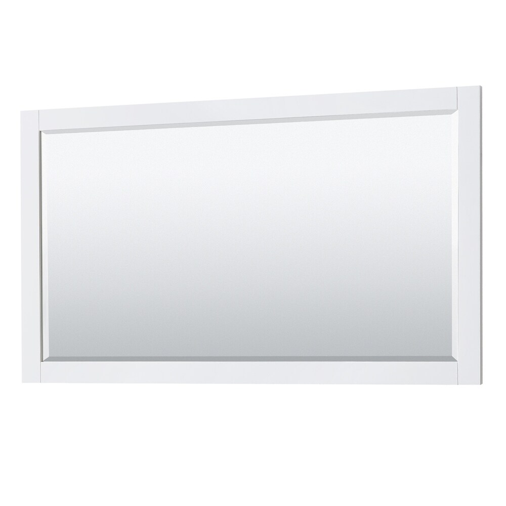 Avery 60 inch Double Vanity  No Top  No Sinks  58 inch Mirror