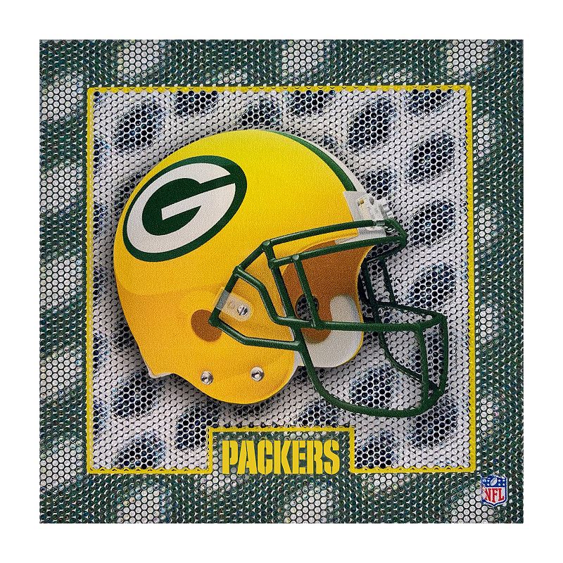 Green Bay Packers 5D Technology Coaster Set