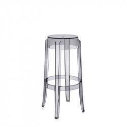 Tabouret Charles Ghost KARTELL - Tabouret design plastique H75cm