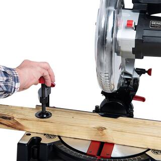 General International 15 Amp 10 in. Compound Miter Saw with Laser Guidance System MS3003