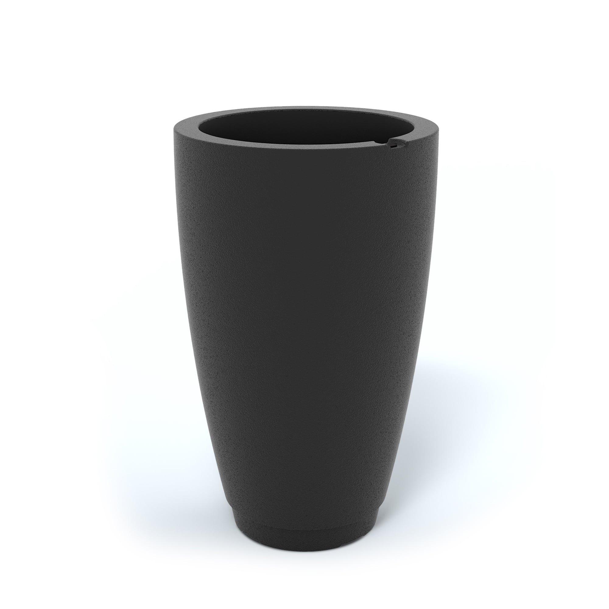 Mayne Caprio 26in x 16in Tall Planter - Black