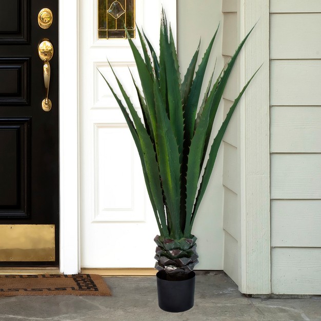 Artificial Spiked Agave Plant - Green