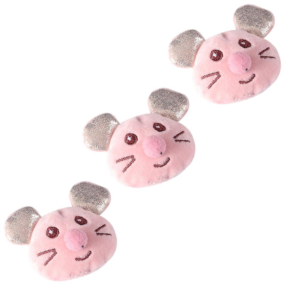 3pcs Adorable Mouse Dolls Cartoon Pet Plush Toy Cat Kitten Molar Teething Toy