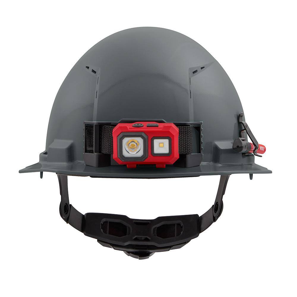 MW BOLT Gray Type 1 Class C Front Brim Vented Hard Hat with 6-Point Ratcheting Suspension (10-Pack) 48-73-1234X10