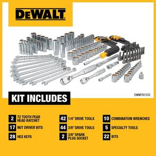 DW Mechanics Tool Set (172-Piece) DWMT81533