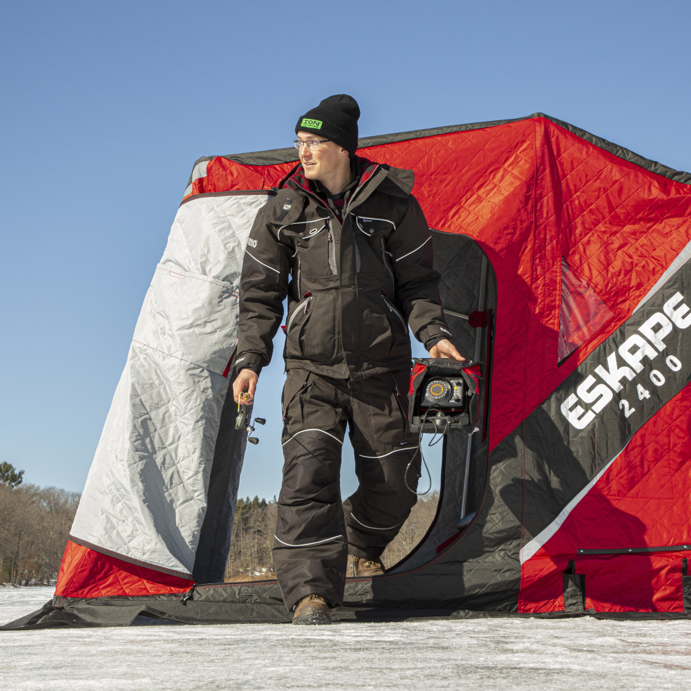 Eskimo Eskape 2400 Ice Fishing House Portable Pop Up ;