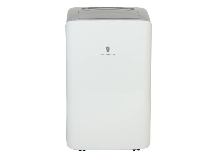 Friedrich ZoneAire 12，000 BTU ASHRAE (8，300 BTU SACC) 10.6 EER 115V White Dual Hose Portable Air Conditioner With Heat