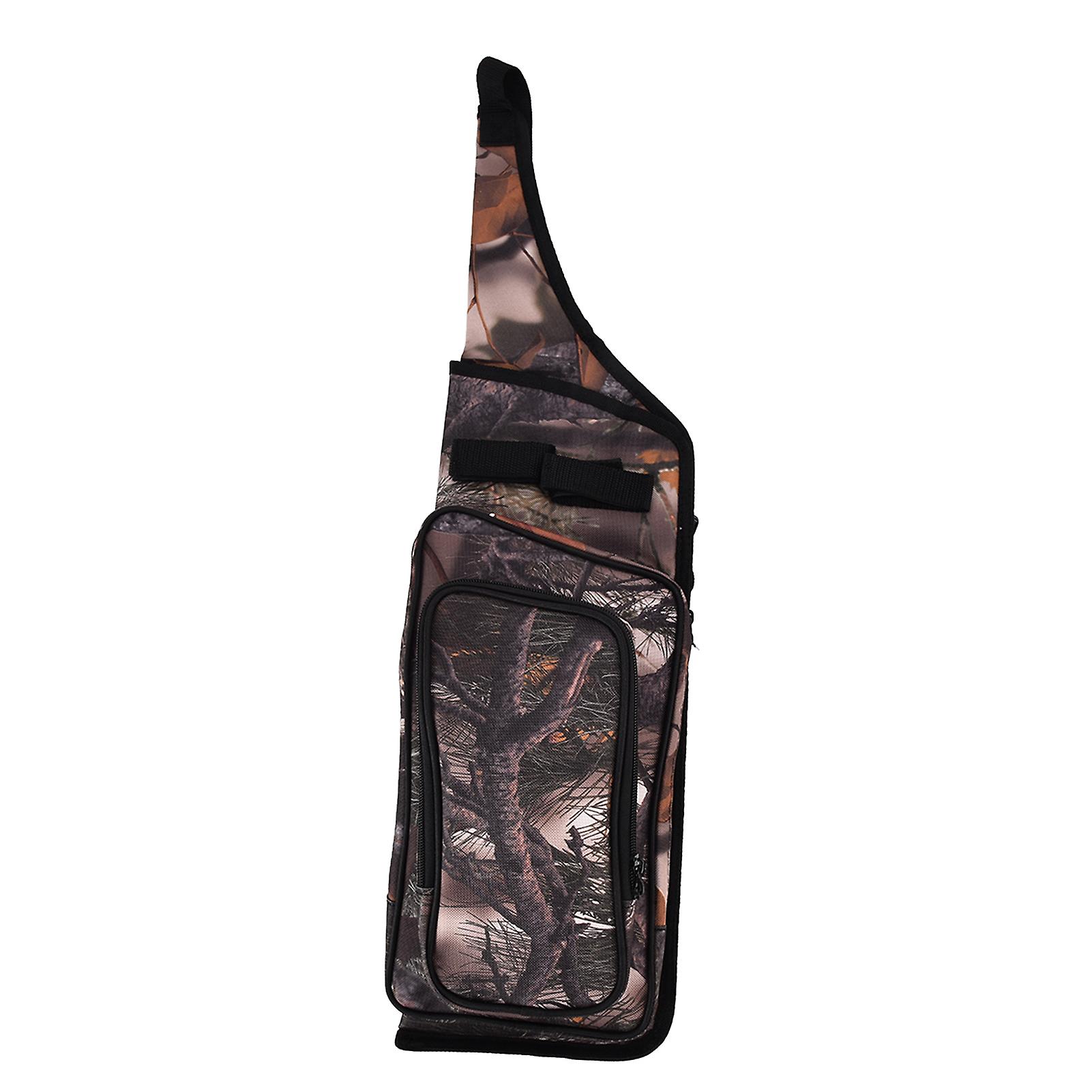 Arrow Storage Bag Oxford Cloth Single Shoulder Adjustable Back Arrow Quiver For Shooting Archery Practicenew Leaves Camouflage