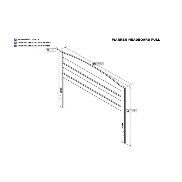 Warren Arched Horizontal Slat Wood Headboard - - 34337920