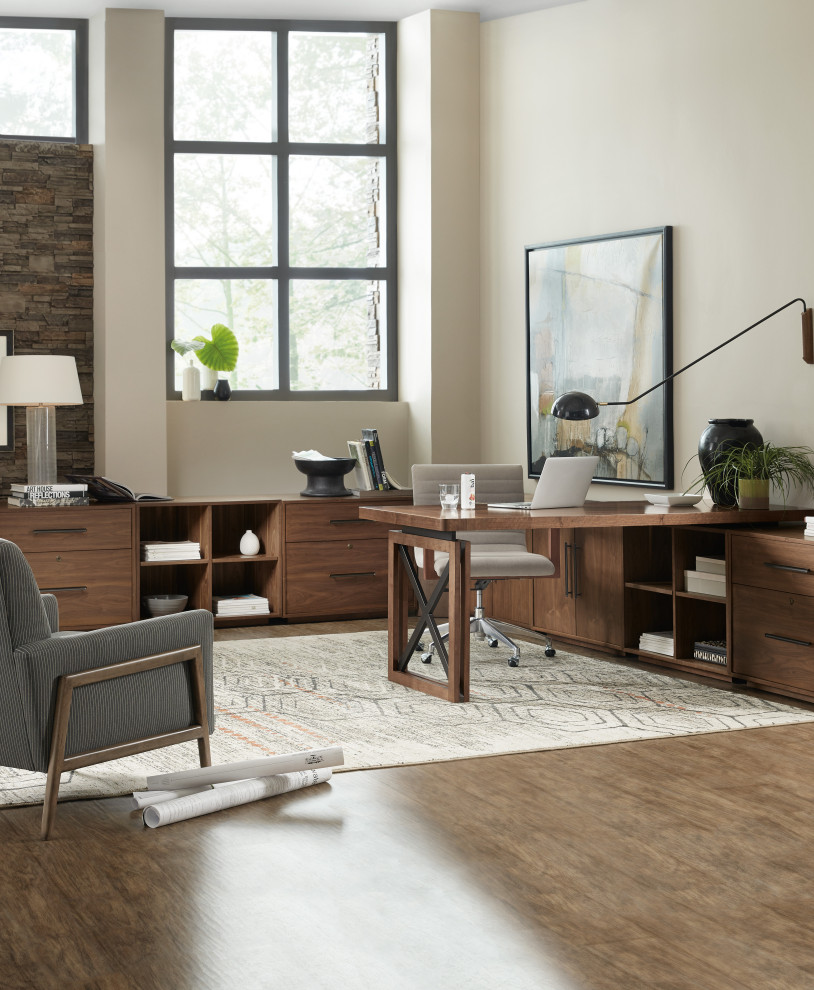 Elon Bunching Short Bookcase   Transitional   Bookcases   by HedgeApple  Houzz