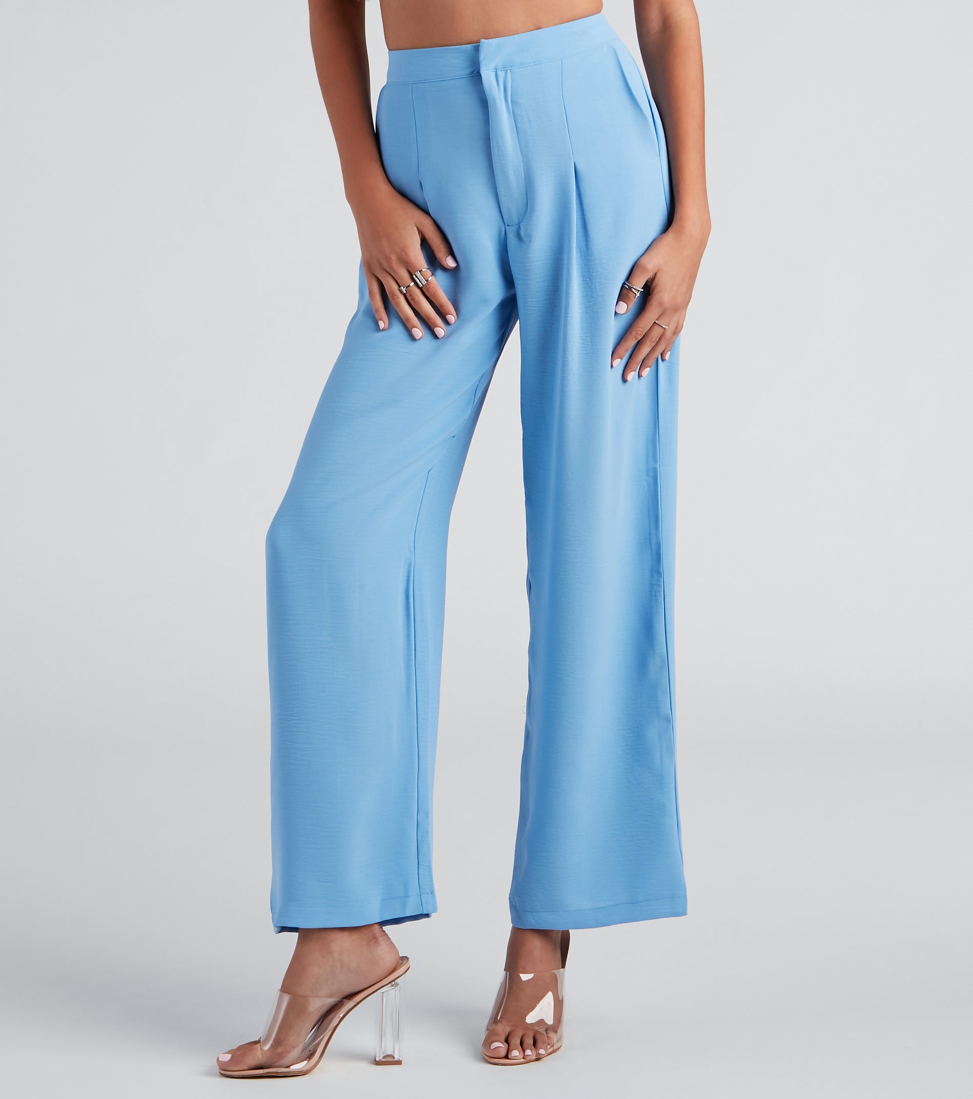 The Right Path Wide-Leg Trouser Pants