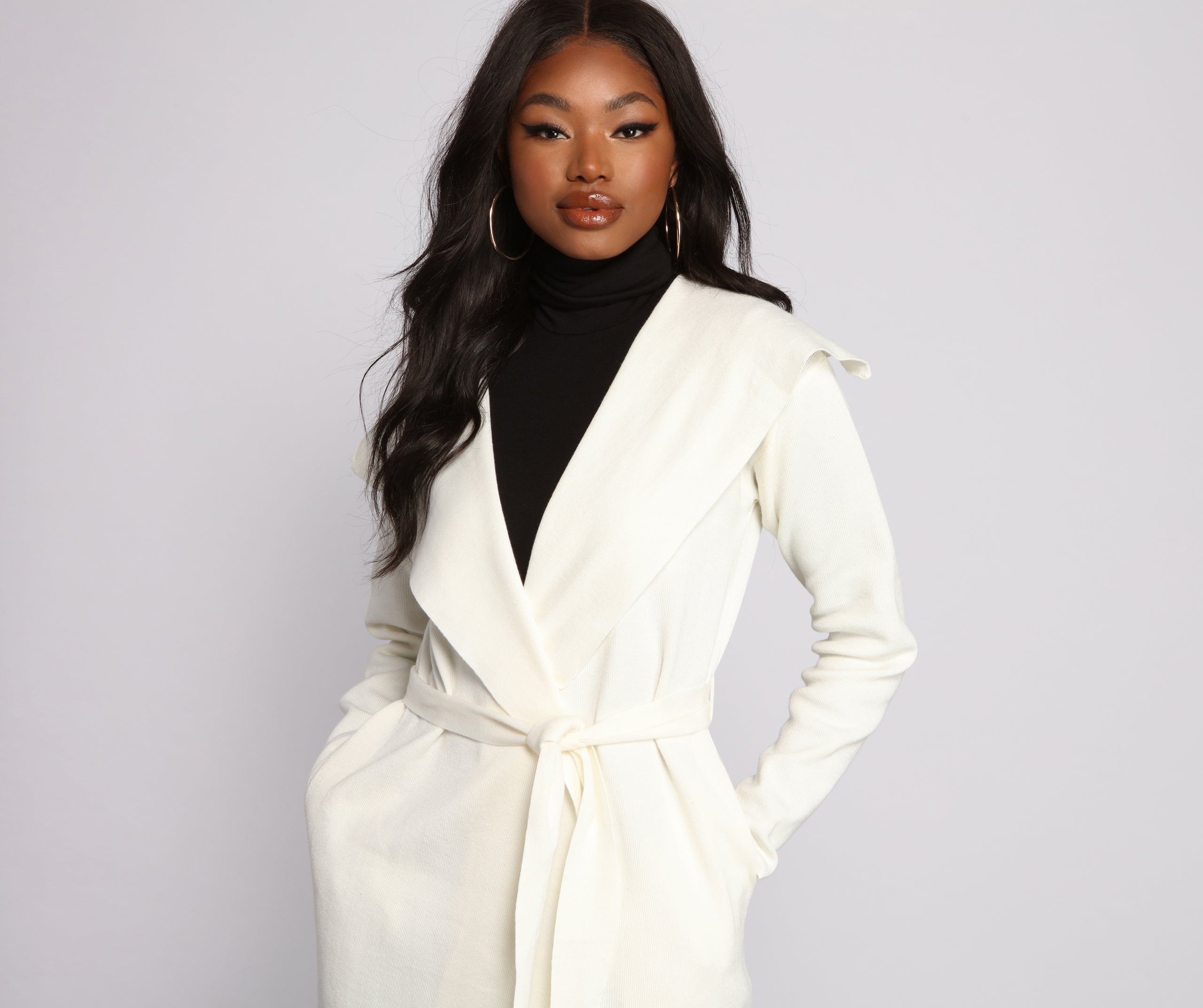 Trend Alert Tie Waist Trench Duster