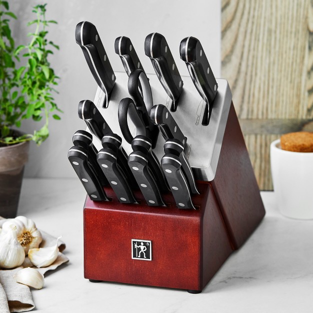 Henckels Solution 16 pc Self sharpening Knife Block Set