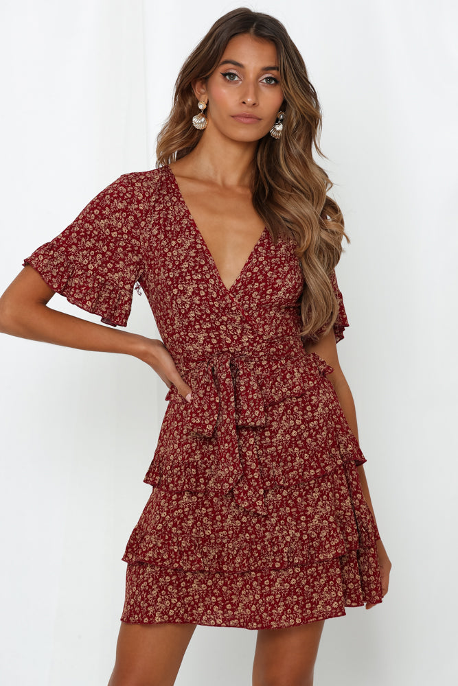 Nisha Dress Red