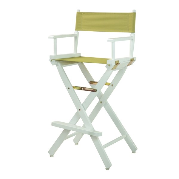 White Frame 30-inch Director's Chair