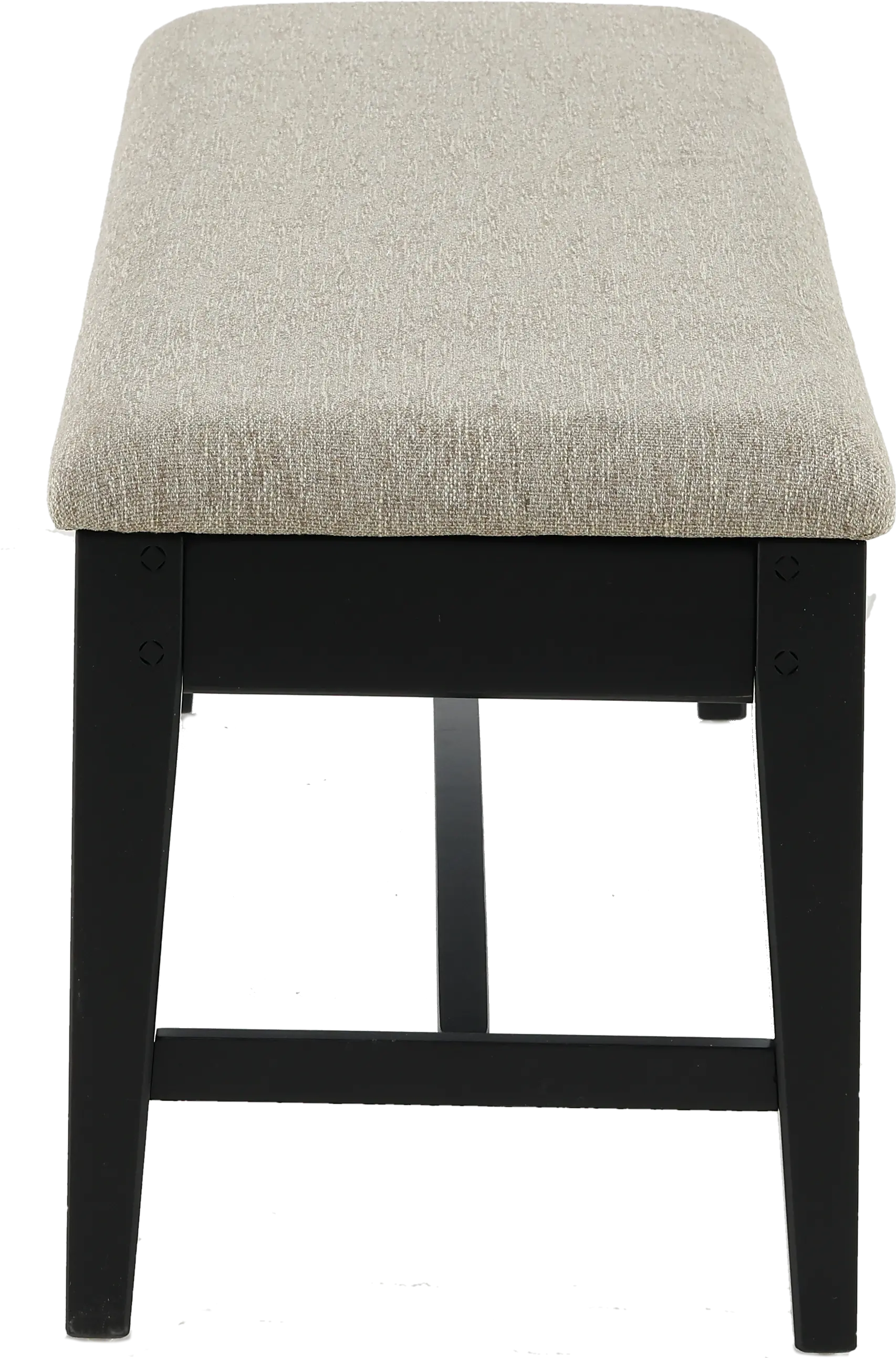 Lakeside Black Dining Room Bench