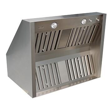 Trade-Wind 36-Inch Stainless Steel 1200 CFM Smooth Face Outdoor Vent Hood With Convertible Discharge