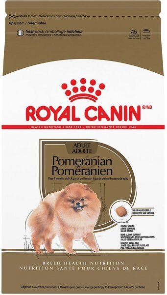 Royal Canin Breed Health Nutrition Pomeranian Adult Dry Dog Food