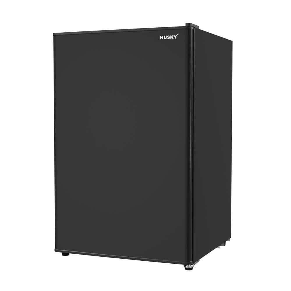 Husky 46 Cu ft 158Can Freestanding Quiet Compact XL Solid Reversible Door UnderCounter Mini Fridge without Freezer