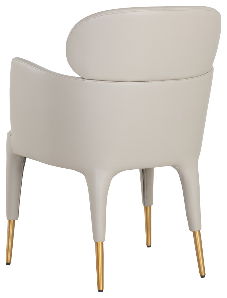 Melody Dining Armchair Napa Stone   Midcentury   Dining Chairs   by Sunpan Modern Home  Houzz