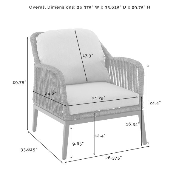 Haven 2Pc Outdoor Wicker Armchair Set