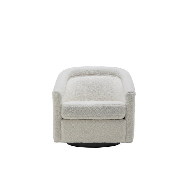 WOVENBYRD Classic Barrel Swivel Chair