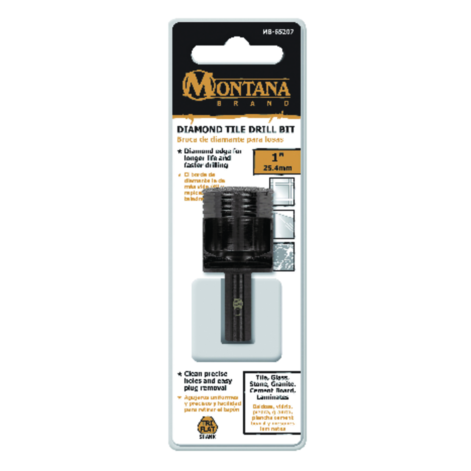 Montana Brand 1 in. Alloy Steel Drill Bit 1 pc