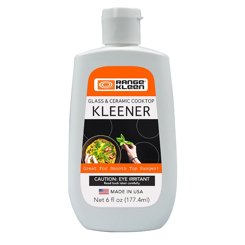 Range Kleen Glass and Ceramic Cooktop Kleener with Bonus Scraper