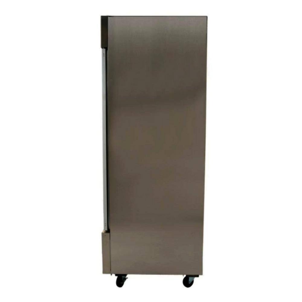 Cooler Depot 81 in. W 72 cu. ft. Three Glass Door Commercial Merchandiser Refrigerator in Stainless Steel dxxcfd3g