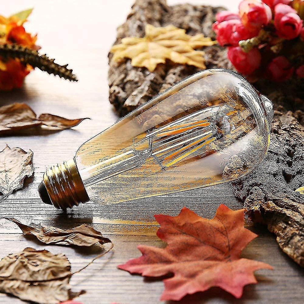 Vintage Lightbulb， Led Lightbulb Warm Light E27 4w Vintage Antique Lightbulb Retro ment Lamp-3