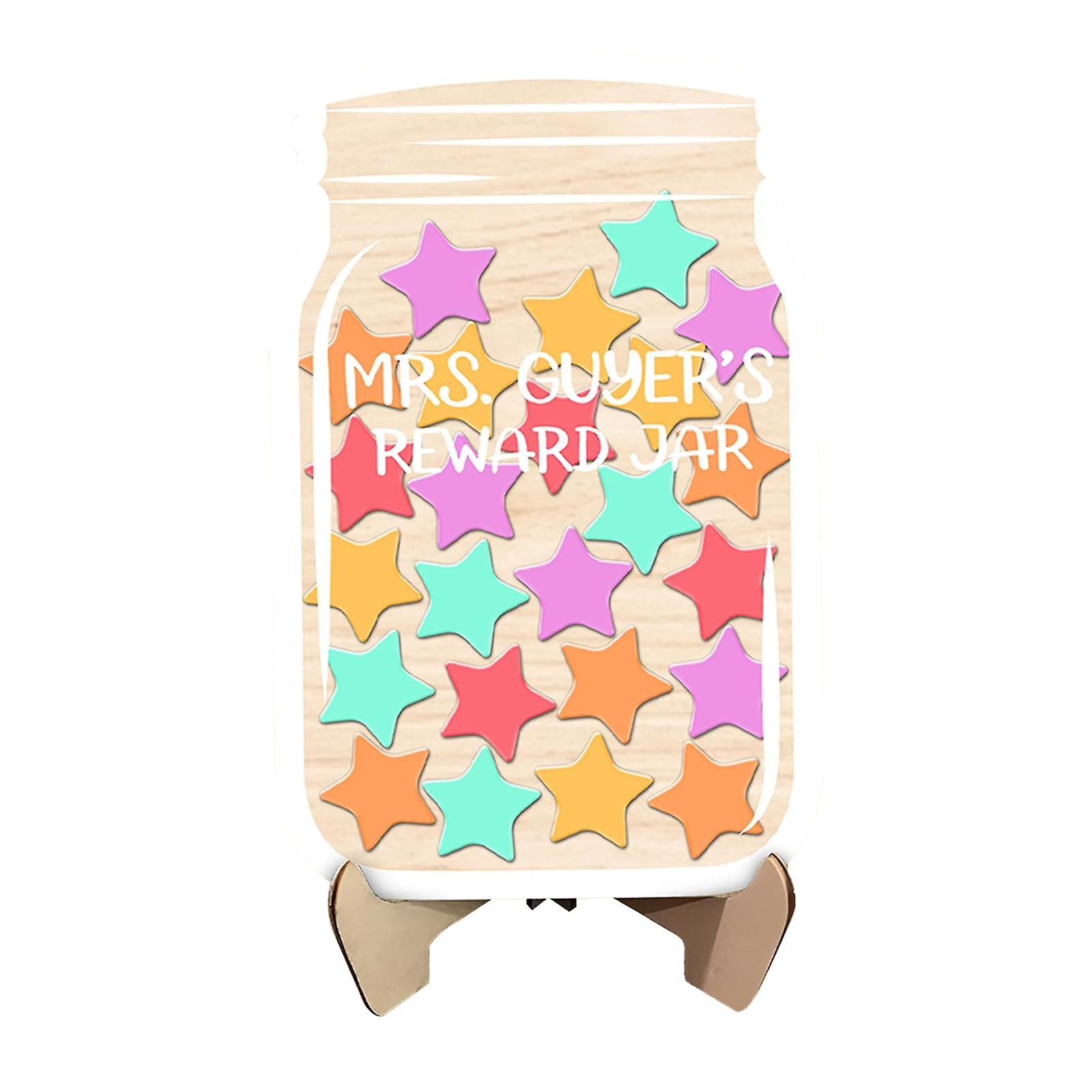 Personalized Stars Reward Bottle For Brushing Daily Reading Whiteboard Teaching