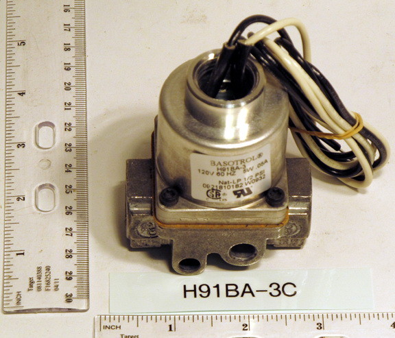 Baso Gas Products H91BA 3C 120V Auto Gas Valve 1/4...