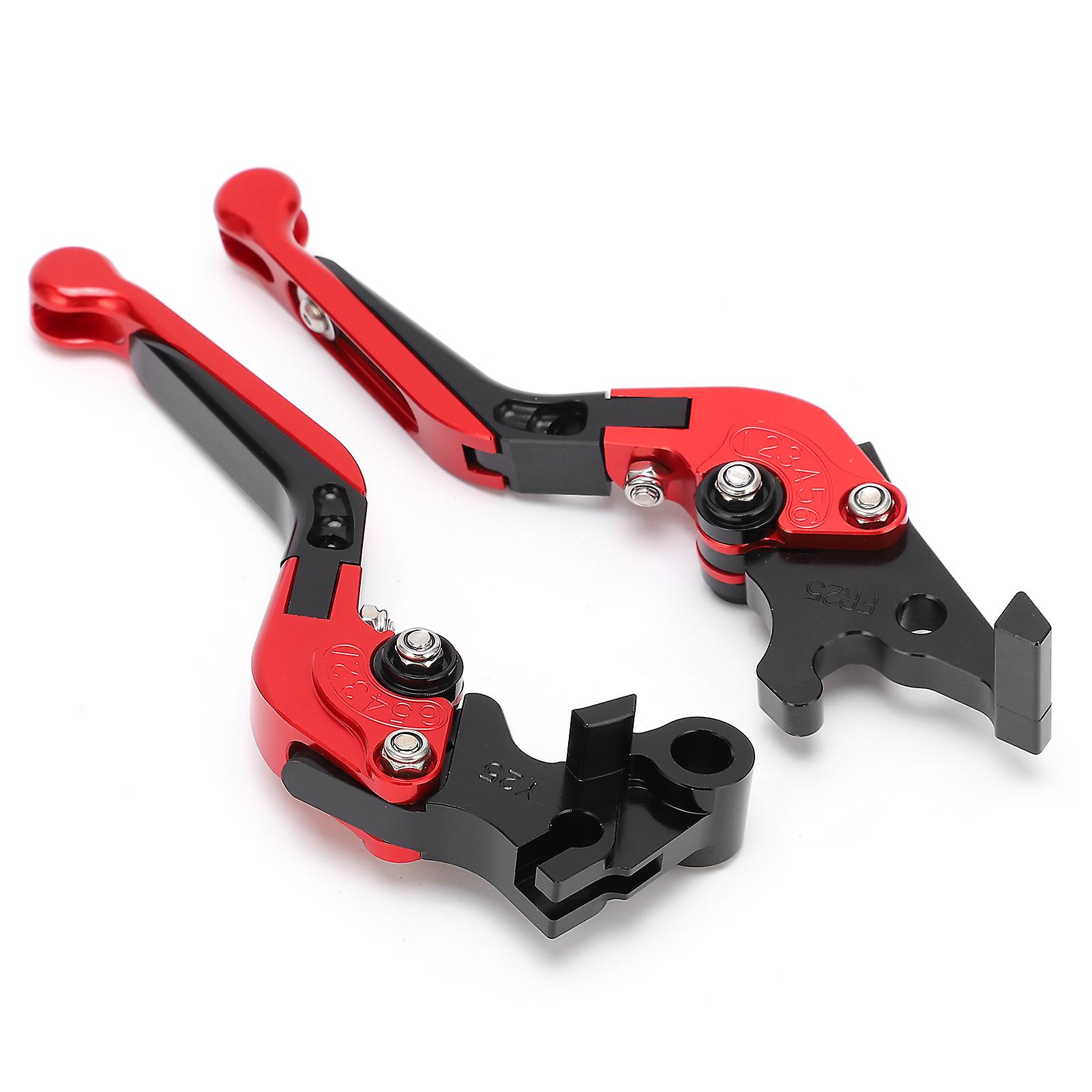 Adjustable Brake Clutch Levers Cnc Aluminum Alloy Replacement For Yamaha Mt25 Mt03 R25 R3red