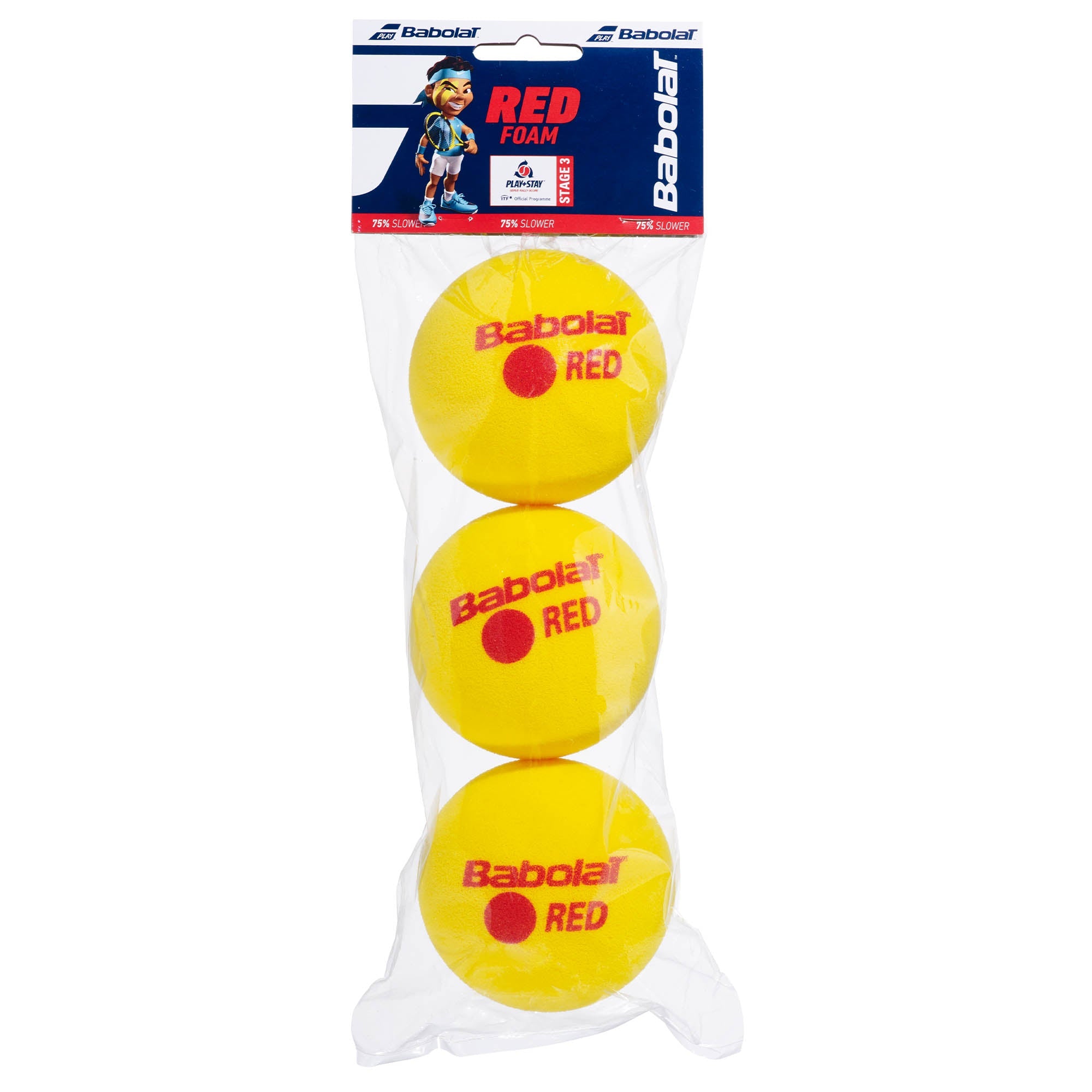 Babolat Initiation Red Foam Mini Tennis Balls - Pack of 3