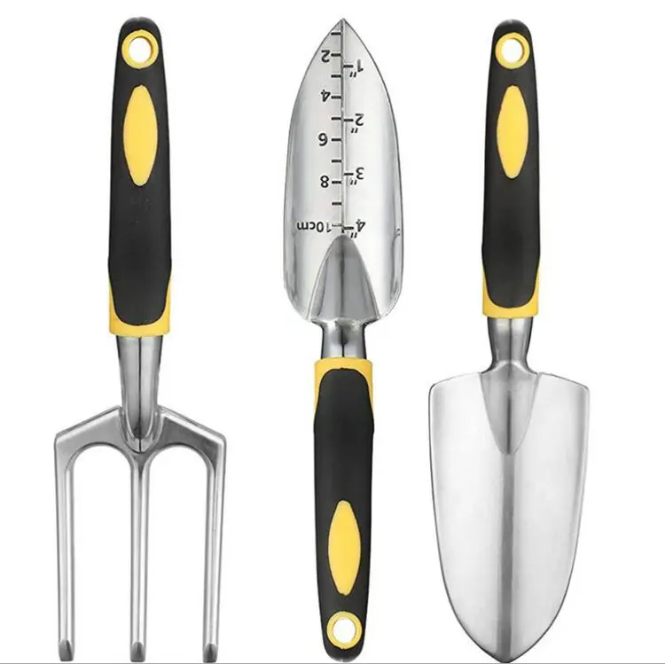 Garden Tools Set Factory Price Good Quality 5 Pieces Heavy Duty Aluminum oy Hand Gardening Tool Set with Non Slip Handle