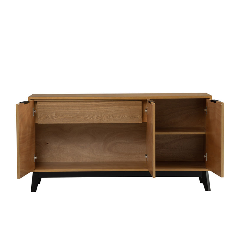 MALTON Sideboard  Buffet 143cm - Natural & Black