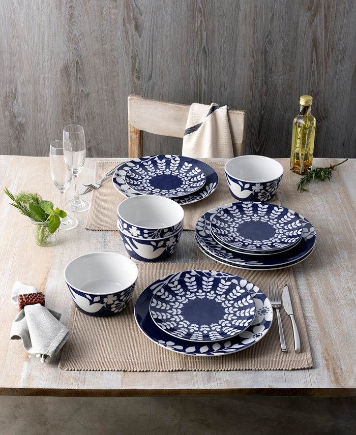 Noritake Bluefjord Floral Dinnerware Collection