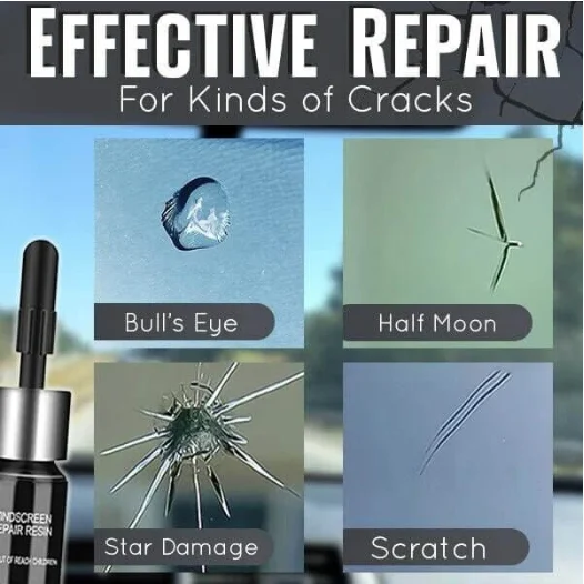 🔥 BIG SALE - 47% OFF🔥Glass Repair Kit (New Formula) 🔥