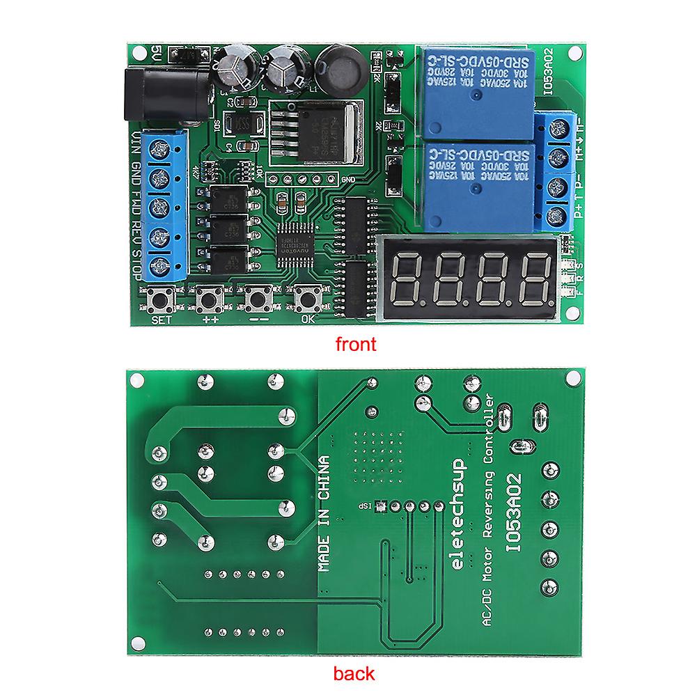 5v - 24v Motor Forward / Reverse Controller Timing Delay Time Cycles Relay