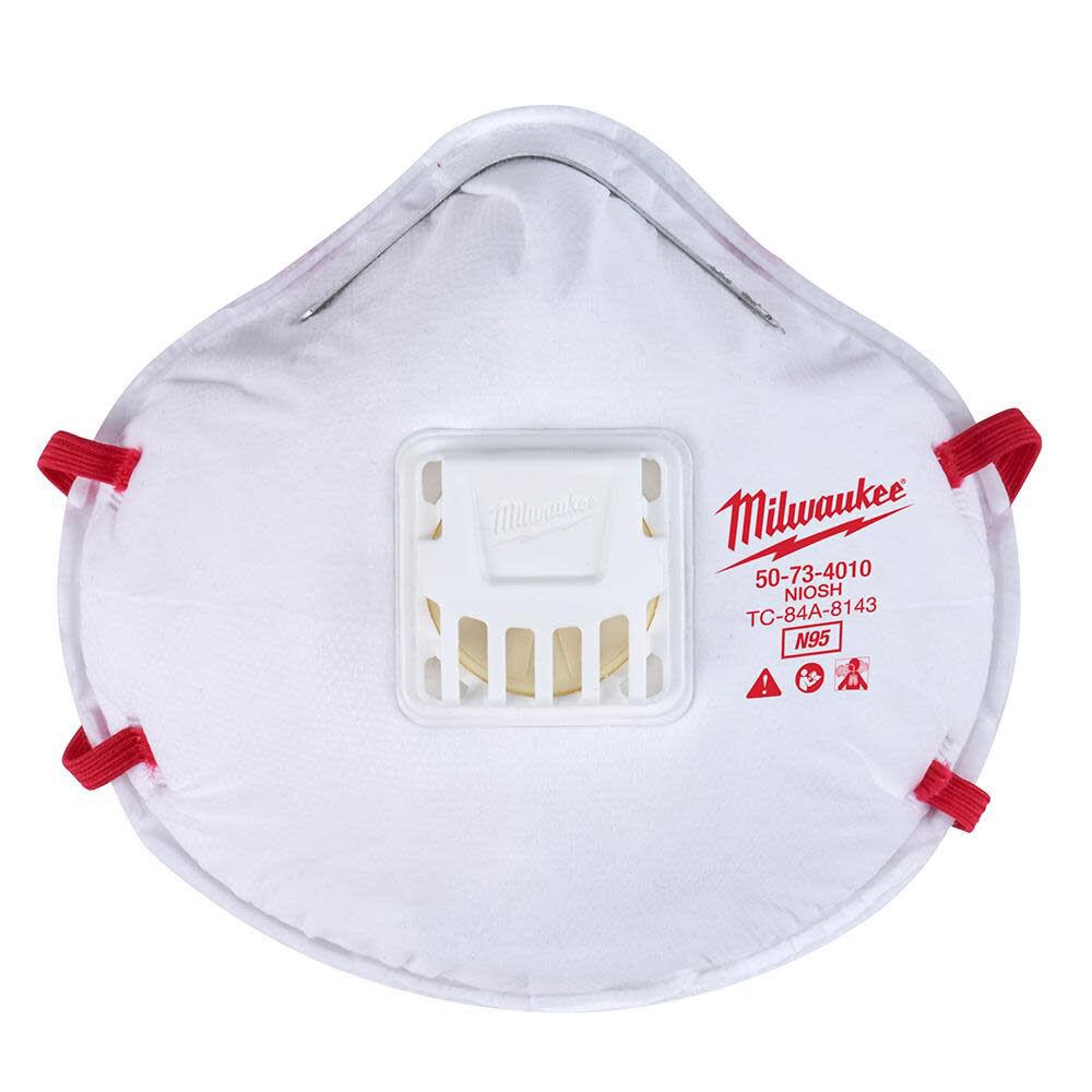 Milwaukee N95 Valved Respirator 48-73-4011 from Milwaukee