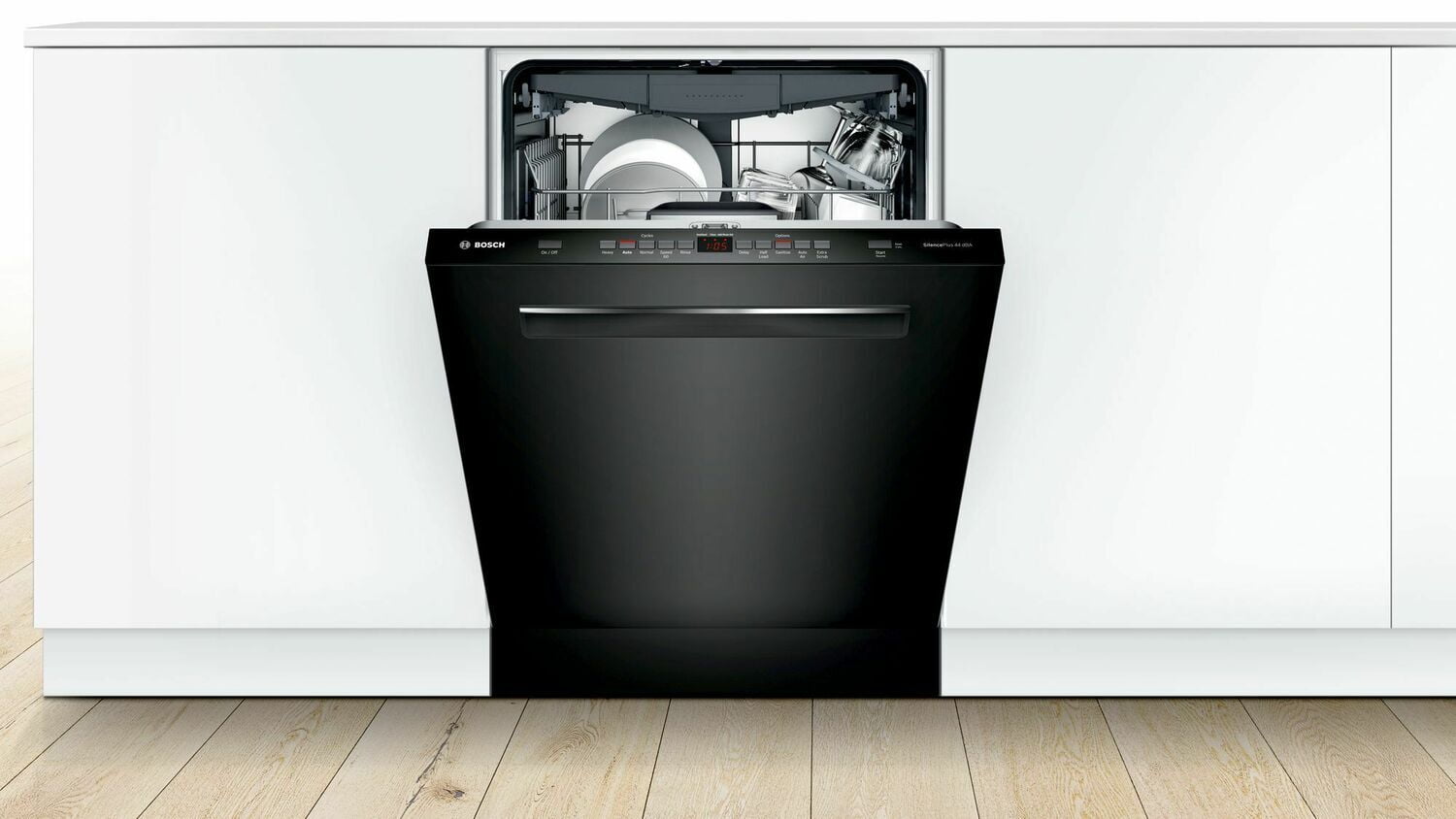 Bosch SHP865ZD6N 500 Series Dishwasher 24'' Black Shp865Zd6N