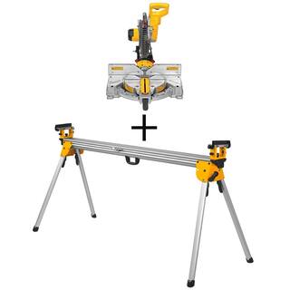 DW 12 in. 15 Amp Compound Double Bevel Miter Saw and Heavy-Duty Miter Saw Stand DWS716W723