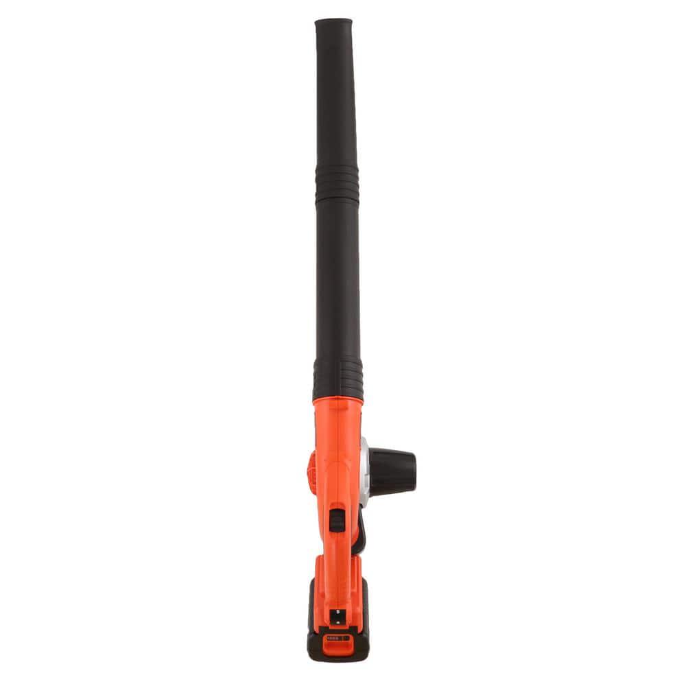 BLACKDECKER 40V MAX 120 MPH 90 CFM Cordless Battery Powered Handheld Leaf Blower with