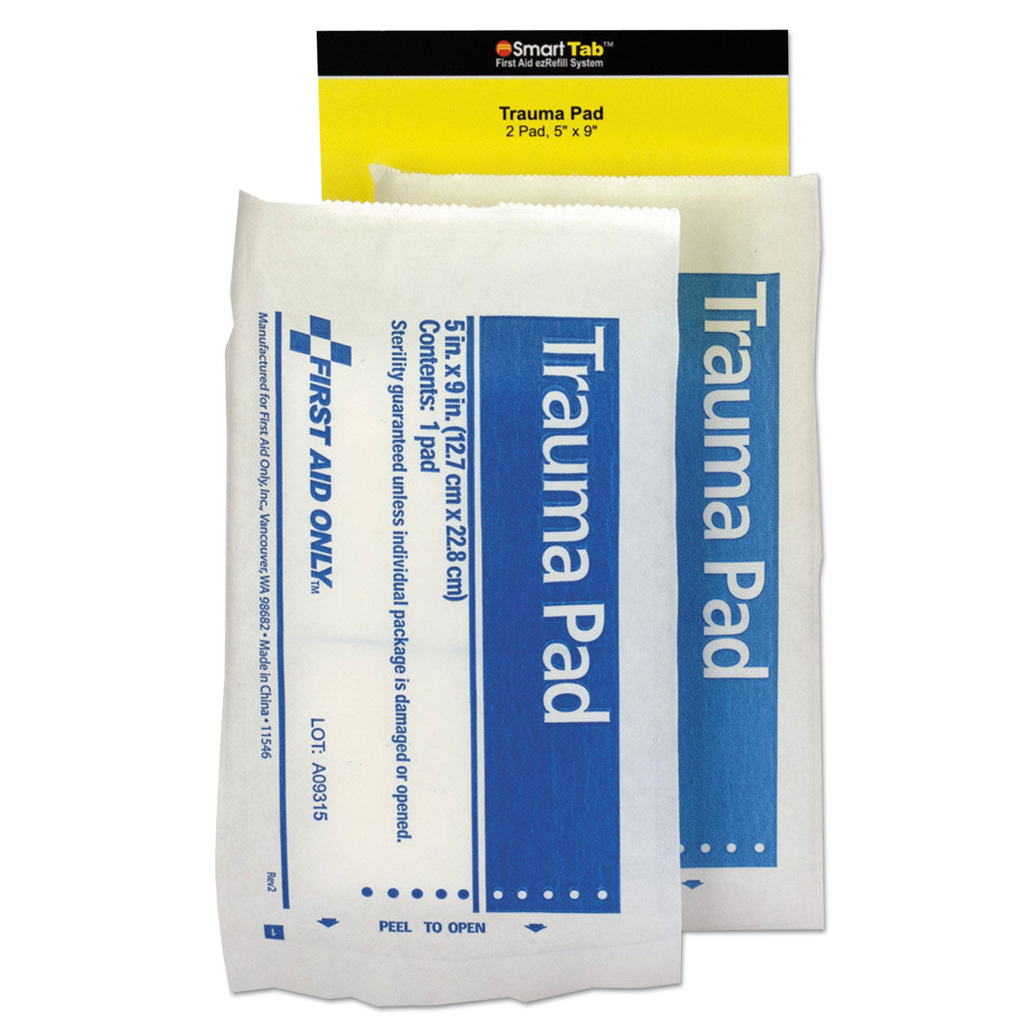 SmartCompliance Refill Trauma Pad by First Aid Onlyandtrade; FAOFAE6024