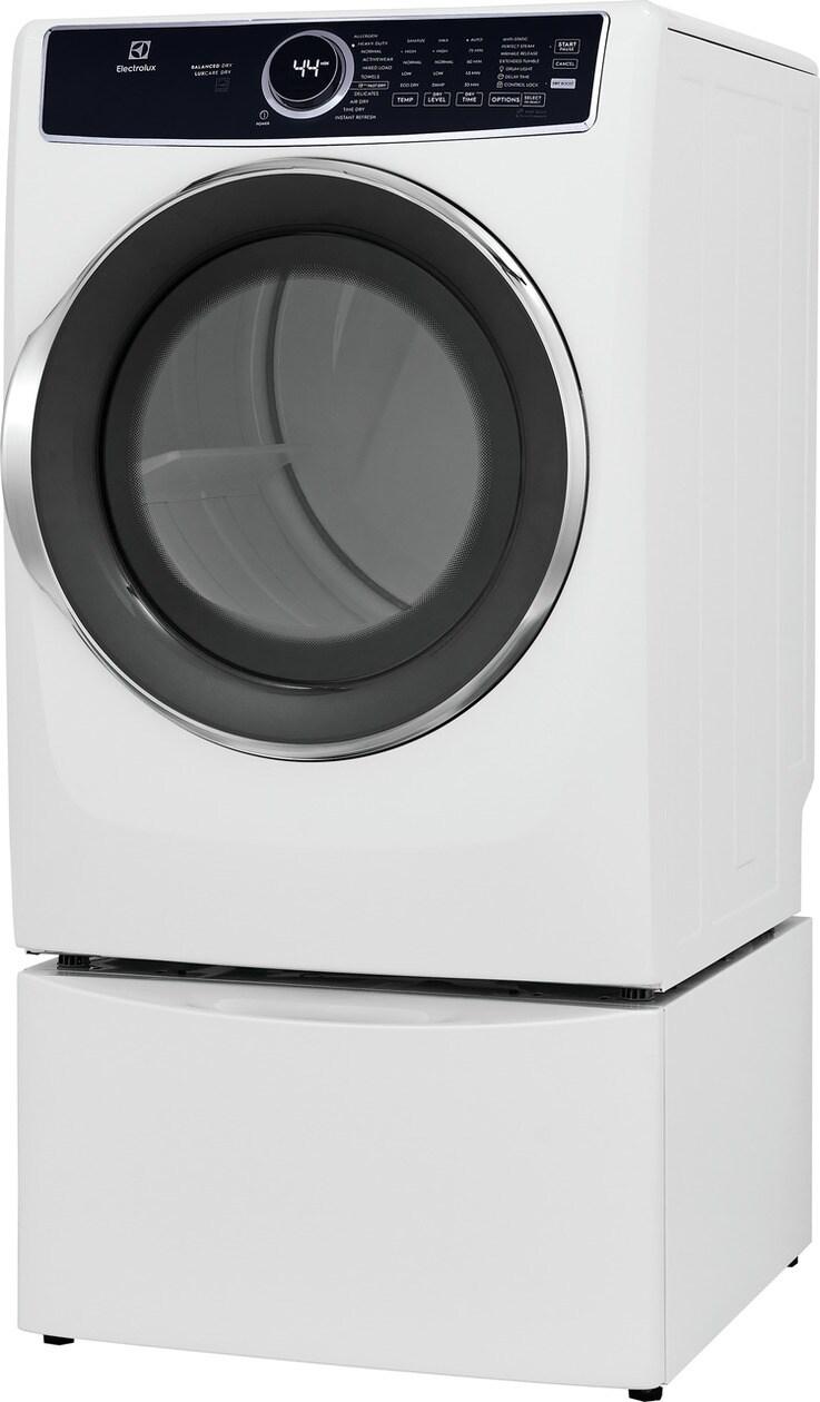 Electrolux ELFE7637BW Electrolux Front Load Perfect Steam™ Electric Dryer With Balanced Dry™ And Instant Refresh ™ 8.0 Cu. Ft.