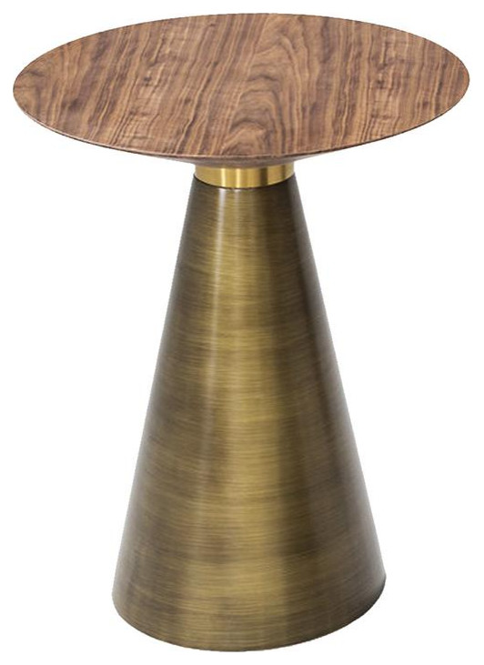 Bari End Table 17 Gold   Contemporary   Side Tables And End Tables   by BisonOffice  Houzz