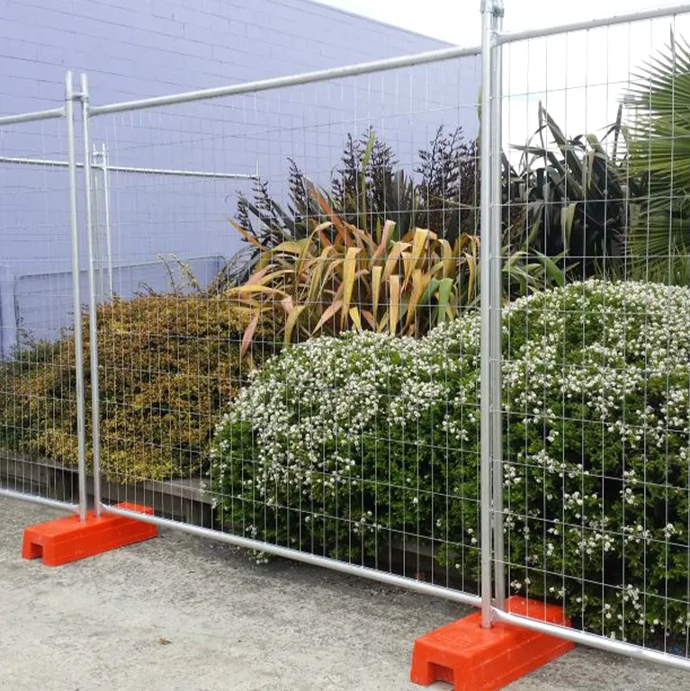 factory supply galvanized outdoor temporary fence and garden border Australia temporary fence