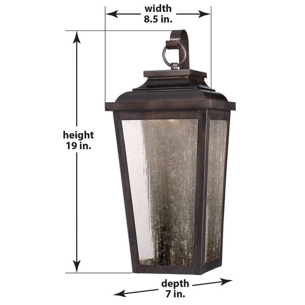 Irvington Manor Chelesa Bronze 2 Light Pocket Lantern By Minka Lavery